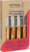 Opinel Les Essentiels messenset 4-delig olijfhout