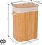 Infinity Goods Bamboe Wasmand - Wassorteerder - 72 Liter - Natuurlijk Bruin