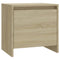 Nachtkastje 45x34x44,5 cm bewerkt hout sonoma eikenkleurig