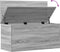 vidaXL - Opbergbox - 100x42x46 - cm - bewerkt - hout - grijs - sonoma - eikenkleurig