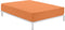 Onderlaken Alexandra House Living Oranje 105 x 200 cm