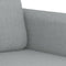 vidaXL - Tweezitsbank - 120 - cm - stof - lichtgrijs