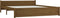 vidaXL - Bedframe - massief - hout - honingbruin - 200x200 - cm