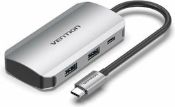 Vention TNBHB - USB Hub - 4x USB 3.2 (Gen1, 5Gb/s) - Grijs