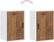 vidaXL - Keukenwandkast - Porto - bewerkt - hout - oud - houtkleurig