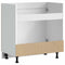 vidaXL - Spoelbakonderkast - Porto - 80x46x81,5 - cm - bewerkt - hout - sonoma - eiken