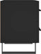 vidaXL - Nachtkastjes - 2 - st - 40x35x47,5 - cm - bewerkt - hout - zwart