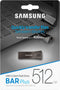 Samsung Bar Plus - USB 3.2 Flash Drive 512GB - 400MB/s Leessnelheid - Titanium