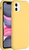 Accezz iPhone 11 - Back Cover - Liquid Silicone - Geel