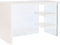 Bureau DKD Home Decor Wit Transparant Kristal Hout MDF 120 x 50 x 76 cm