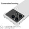 iMoshion Hoesje Geschikt voor Xiaomi Poco X6 Pro Hoesje Siliconen - iMoshion Shockproof Case - Transparant