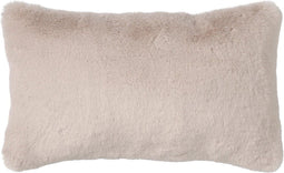 Dutch Decor ZAYA - Kussenhoes 30x50 cm - bontlook - effen kleur - Pumice Stone - beige - met rits - zonder binnenkussen