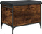 vidaXL - Opbergbankje - 62x42x45 - cm - bewerkt - hout - gerookt - eikenkleurig