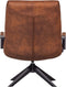 WOOOD Jouke Draaifauteuil - Kunstleer - Cognac - 96x70x85