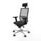 Bureaustoel met hoofdsteun Piqueras y Crespo 2D086G1 Zwart