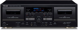 Teac W-1200 - Cassettespeler - USB digitale output en mic mixing - Zwart