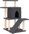 vidaXL - Kattenmeubel - met - sisal - krabpalen - 97 - cm - donkergrijs