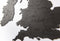 MiMi Innovations® Luxe Houten Landkaart - Muurdecoratie – United Kingdom and Republic of Ireland - 106x61 cm/41.7x24 inch - Zwart