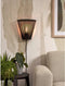 GOOD&MOJO Wandlamp Merapi - Bamboe Zwart - 30x15x30cm - Binnen Modern