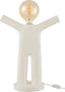 J-Line lamp P'tit Maurice - polyresin - wit