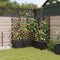 vidaXL - Tuinplantenbakken - met - wateringsysteem - 5 - stuks - zwart