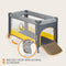 Lionelo Stefi - Campingbedje 3-in-1 - Inclusief matras 120x60 cm - Geel