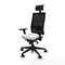 Bureaustoel met hoofdsteun Piqueras y Crespo 3D066N1 Wit
