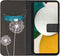 iMoshion Hoesje Geschikt voor Samsung Galaxy A34 (5G) Hoesje Met Pasjeshouder - iMoshion Design Softcase Bookcase - Zwart / Dandelion