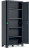 Keter Moby Hoge Kast - 4 planken - 80x44x182 cm - Antraciet