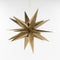 Anna Collection verlichte 3D kerstster - goud - 60 cm - kunststof