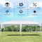 Coast Partytent - Paviljoen - Waterdicht - 300 x 600 cm - Wit