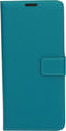 Samsung Galaxy A71 - Wallet Hoesje - Saffiano Motief - Blauw Turquoise