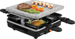 Tristar RA-2745 - Gourmetstel 600W - Steengrill voor 4 personen - PFAS-vrij (4x)