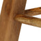 vidaXL - Barstoelen - 2 - st - echt - leer - en - massief - mangohout