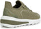 GEOX D SPHERICA ACTIF - Lage sneakers - Dempende ademende hi-tech - Pistachio