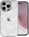 iMoshion Hoesje Geschikt voor iPhone 14 Pro Hoesje Siliconen - iMoshion Design hoesje - Grijs / Butterfly
