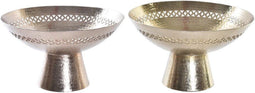 Middenstuk DKD Home Decor Gouden Koper Aluminium Arabisch (34 x 34 x 20 cm) (2 Stuks)