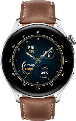 Huawei Watch 3 - Smartwatch - eSIM - RVS Bruin