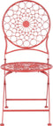 SCARIO - Bistro set - Rood - IJzer