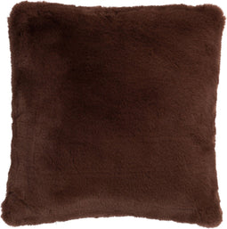 J-Line kussen Cutie – polyester – bruin