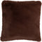J-Line kussen Cutie – polyester – bruin