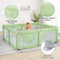 Coast Grote Babybox - 189 x 158 x 68 cm - Inclusief 50 Ballen en 4 Handringen - Groen (0-3 Jaar)