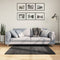 vidaXL - Vloerkleed - PAMPLONA - shaggy - hoogpolig - 120x120 - cm - antraciet