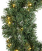 Decoris Kerstkrans - Diameter 60 cm - 50 warm LED lampjes - Groen