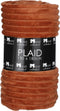 In the Mood Lorens Fleece Plaid - L180 x B130 cm - Polyester - Terra