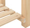 vidaXL - Tuinplantbak - met - Plank - 45x45x76 - cm - in - Massief - Vurenhout