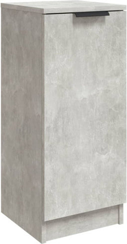 vidaXL - Dressoir - 30x30x70 - cm - bewerkt - hout - betongrijs