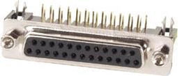 VROUWELIJKE 25P SUB-D CONNECTOR - PRINTMONTAGE (CC021)
