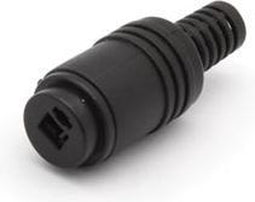 VROUWELIJKE 2P DIN PLUG MET SCHROEFAANSLUITING - HOOGWAARDIG (CA076T)