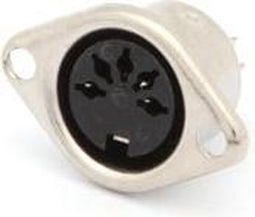 VROUWELIJKE 5P DIN PLUG VOOR CHASSISMONTAGE (CA086)
